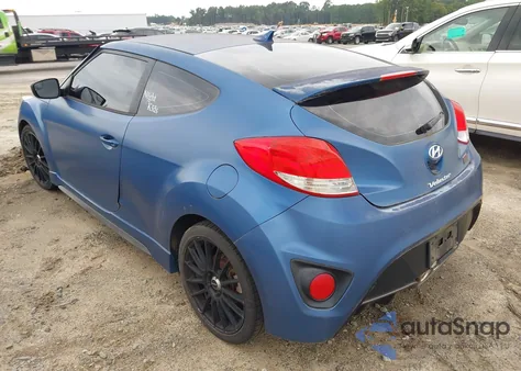 2016 Hyundai Veloster Turbo Rally Edition z USA, uszkodzony, nr VIN KMHTC6AE8GU258024
